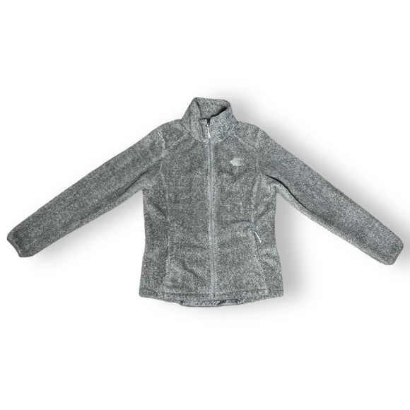 The North Face Women's Full Zip Up Sweater Gray Size Medium - Picture 1 of 8